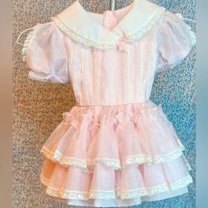 Vintage 80s Easter Dress